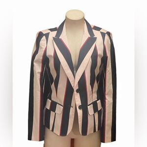 Chic Tommy Hilfiger Striped Stretch Blazer